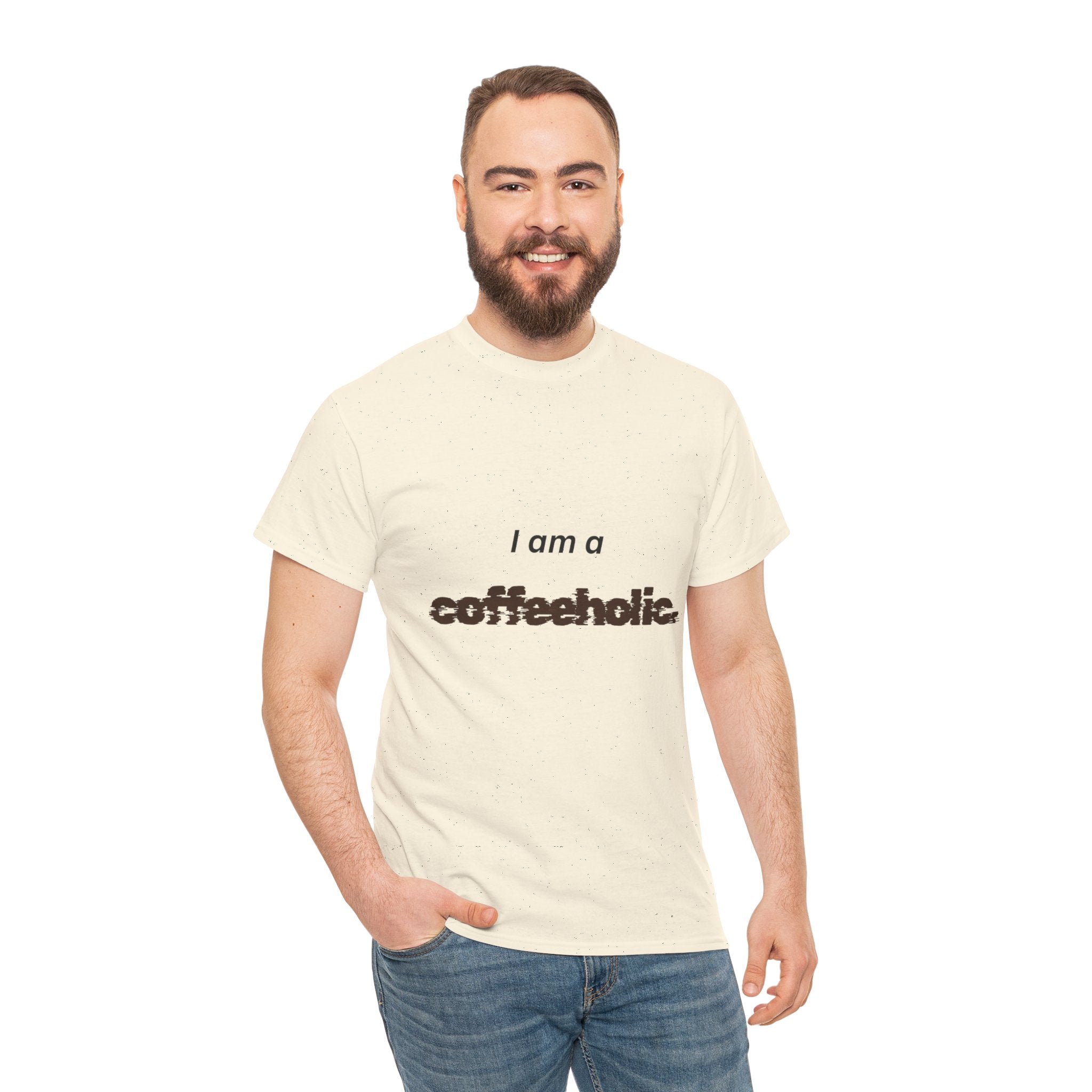I am a coffeeholic Unisex Cotton Tee